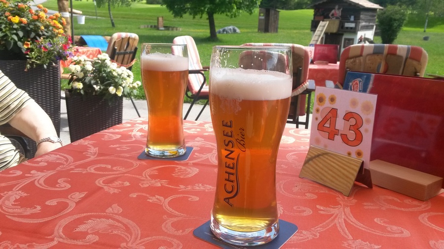 Bier aus der Pertisauer Brauerei