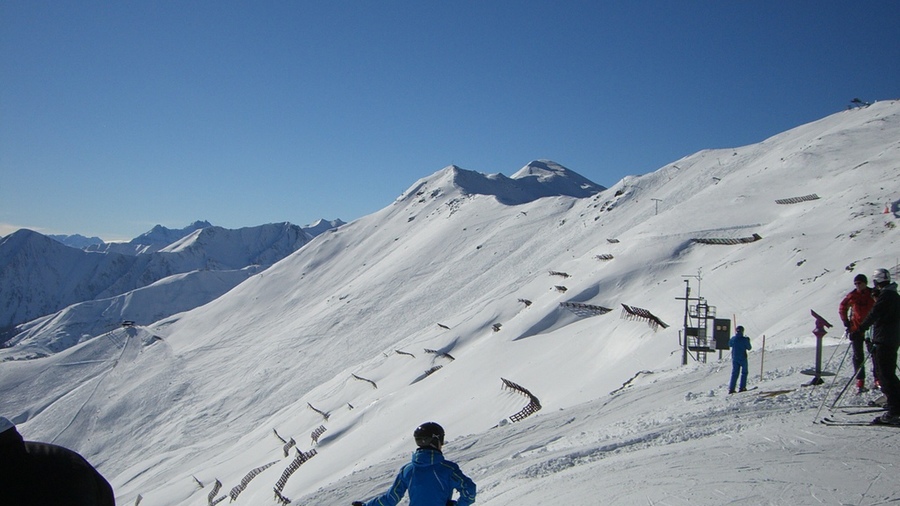 Schnee auf den Gipfeln in Serfaus-Fiss-Ladis