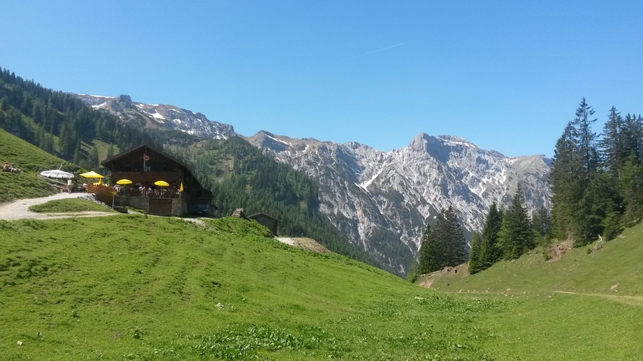 Bärenbadalm im Karwendelgebirge