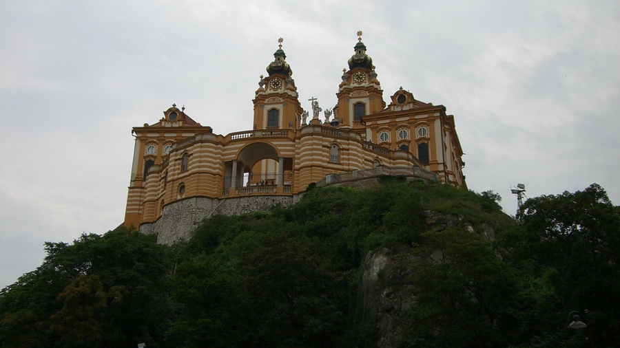 Hoch über der Donau das Stift Melk