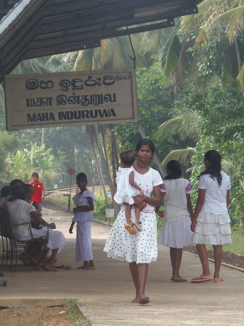 Einheimische Frauen in Sri Lanka