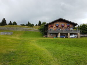 Blick zurück auf die Vöraner Alm