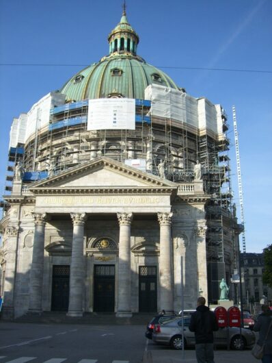 die Frederikskirche oder auch Marmorkirche genannt von außen