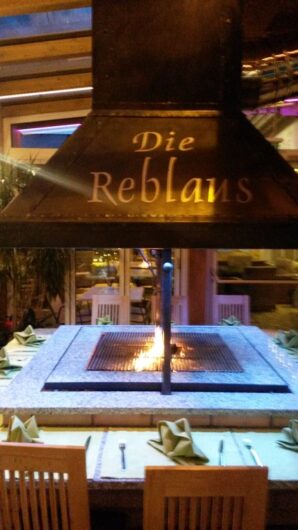 Indoor-Grill in der Pizzeria Reblaus in Ladis