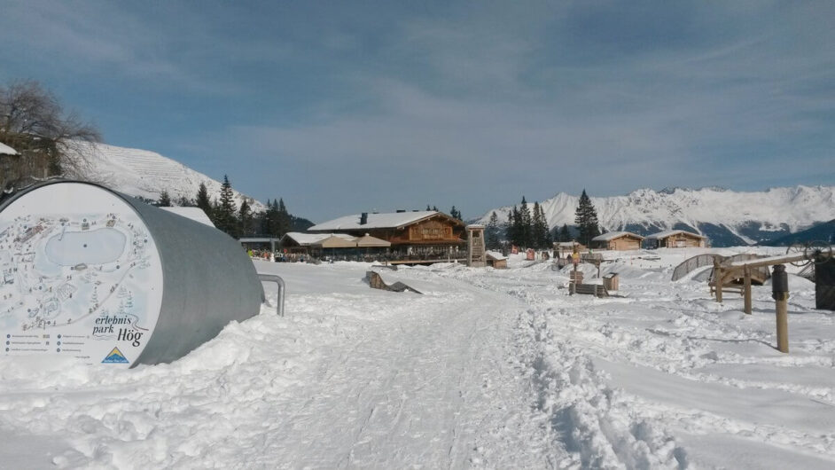 Der Erlebnispark Hög im Schnee