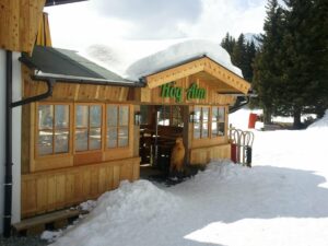 Eingang zur Hög Alm in Serfaus
