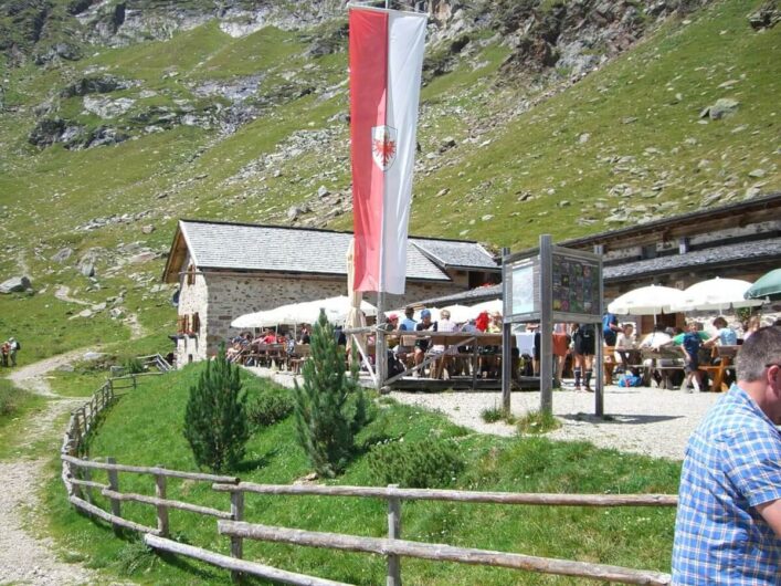 die Oberkaseralm im Gebiet der Spronser Seen