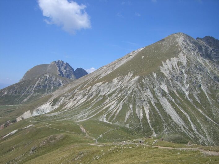 Ausblick auf die Bergwelt auf Meran 2000