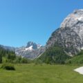 mächtige Gipfel im Blick auf der Wanderung zur Gramaialm