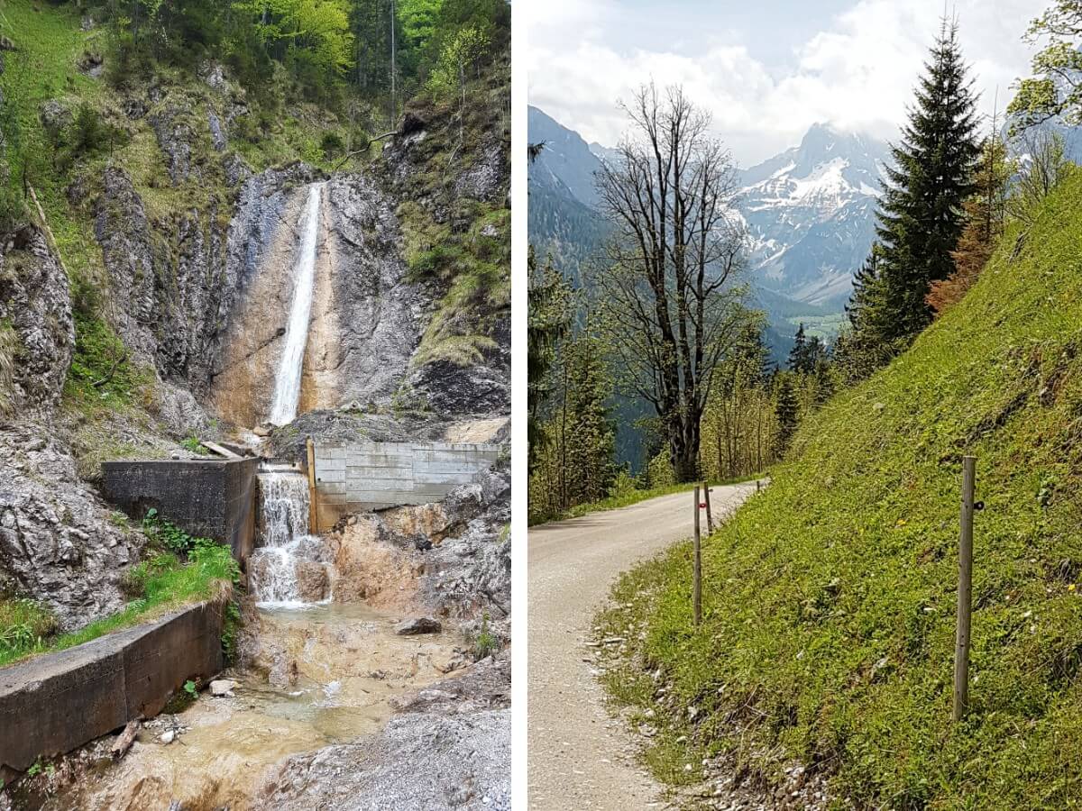 Wasserfall am Weg zur Feilalm