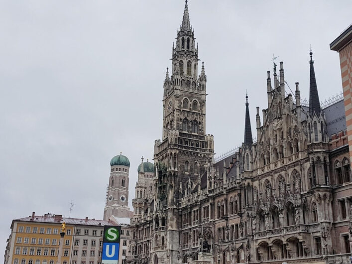 Münchner Rathaus am Marienplatz