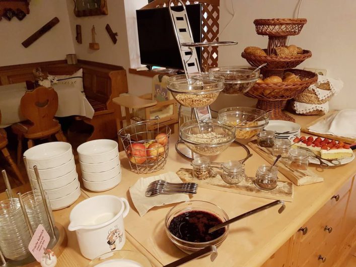 Frühstücksbuffet im Hansbauerhof in Jenig im Gailtal