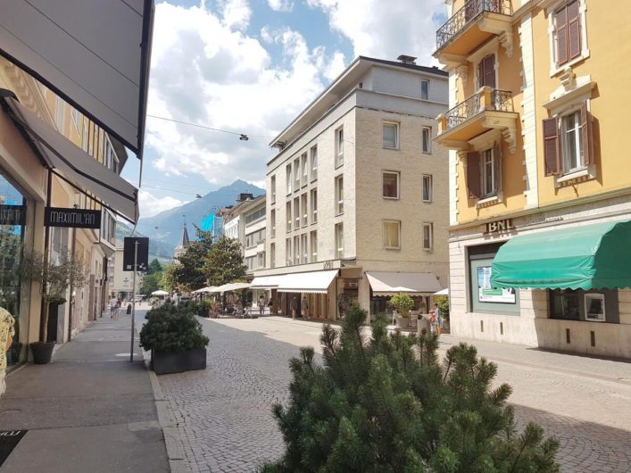 Straße im Zentrum von Meran