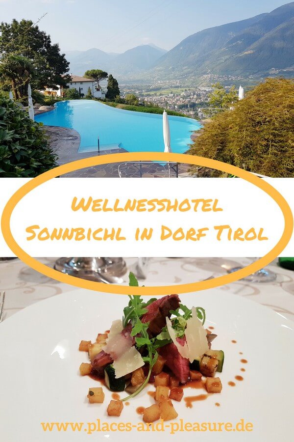 Herrliche Aussicht über das Meraner Land, tolles Ambiente und ein hervorragender Service – das findest du im Wellnesshotel Sonnbichl in Dorf Tirol. Erfahre mehr zu meinem Hoteltipp für Dorf Tirol auf meinem Blog. #DorfTirol #Meranerland #Südtirol #Hoteltipp