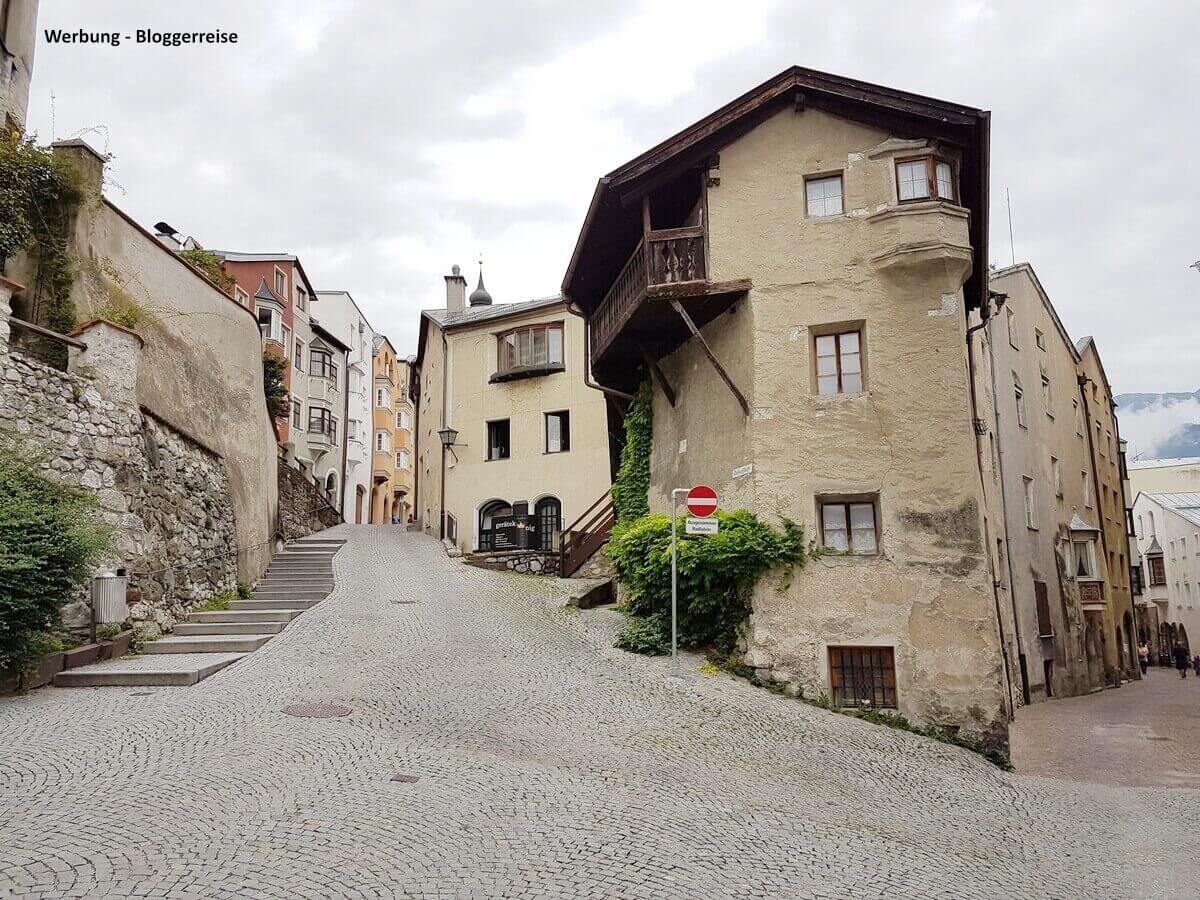 Gassen in der Altstadt von Hall in Tirol