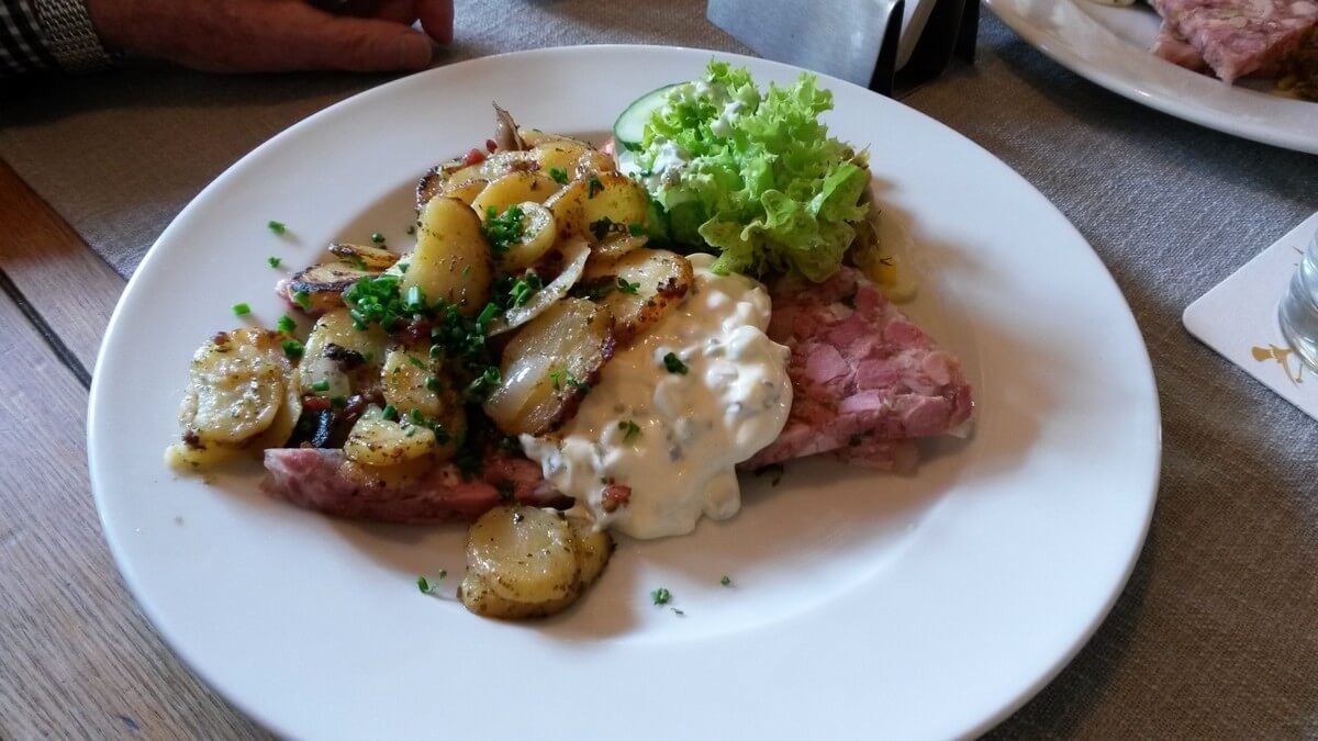 Bratkartoffeln Mit Sülze Bratkartoffeln Mit Sülze