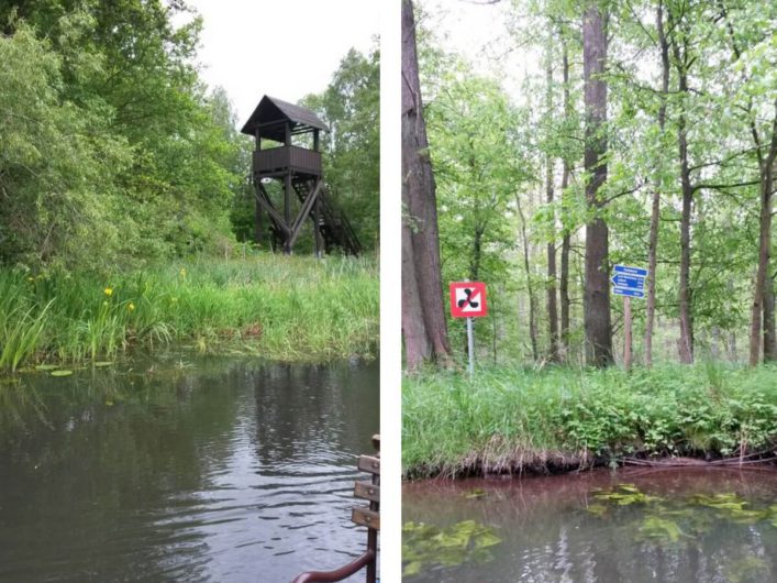 unterwegs über die Fließe im Spreewald