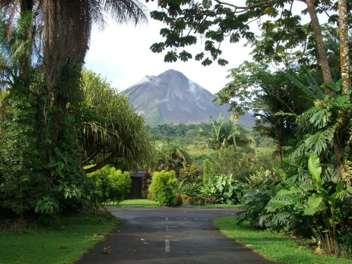 Blick auf den Vulkan Arenal in Costa Rica