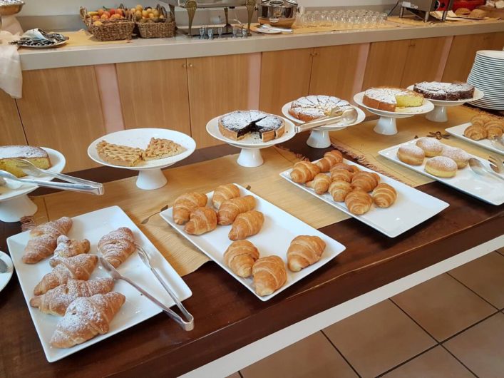 Frühstücksbuffet in der Tenuta Moreno