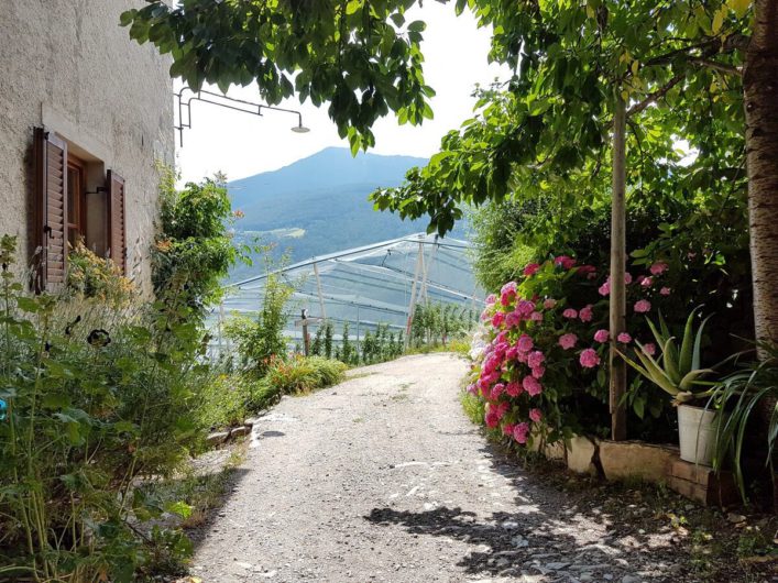 ein uriges Südtiroler Bauernhaus am Keschtnweg