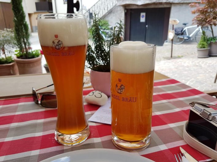 Bier von der Gasthausbrauerei Gassl Bräu