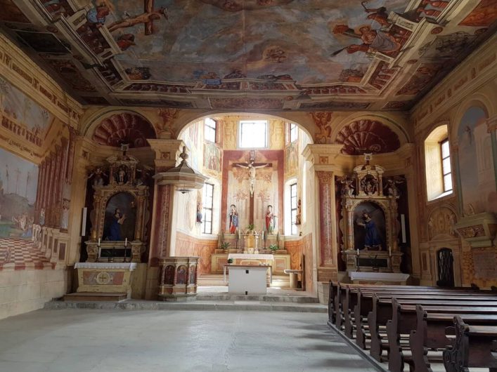 in der Kirche von Kloster Säben