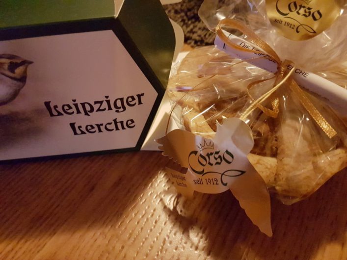 Leipziger Lerche mit Verpackung