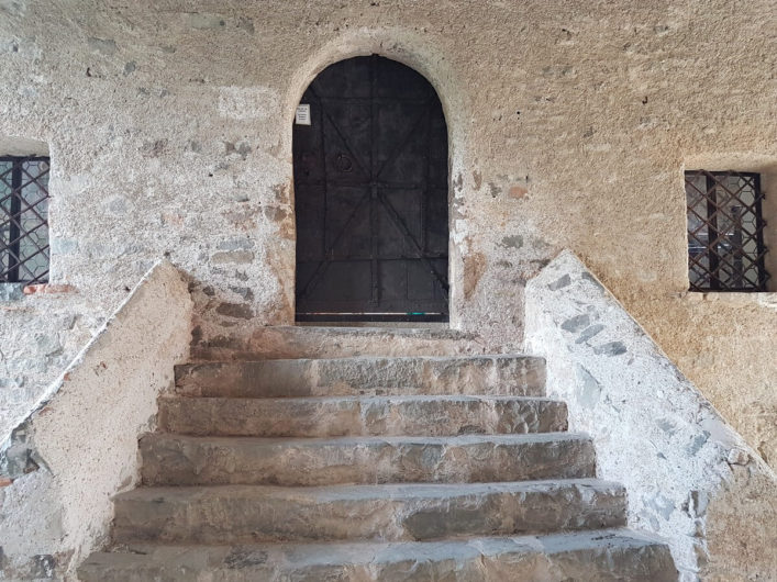 Zugang zur Kapelle von Kloster Säben