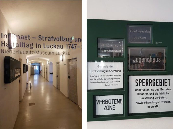 in der ehemaligen Justizvollzugsanstalt in Luckau