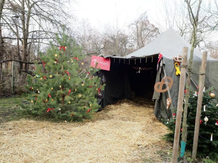 Märchenzelt bei der Spreewaldweihnacht