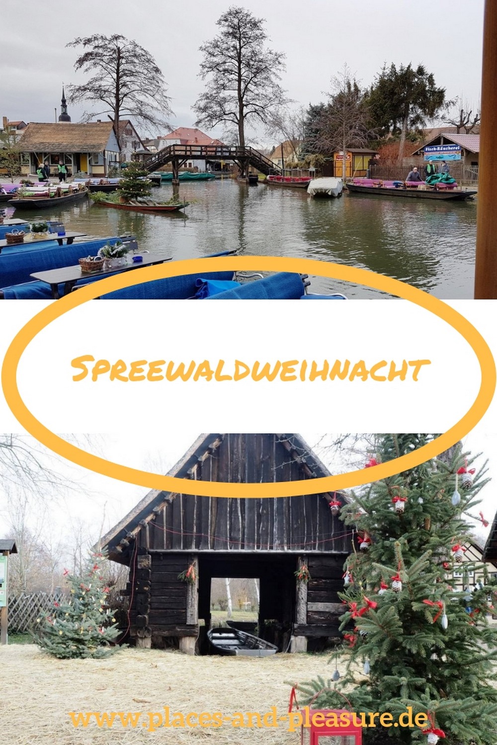 (Werbung/Bloggerreise) Mit dem Kahn zum Weihnachtsmarkt, das gibt es nur zur Spreewaldweihnacht. Mehr zum Erlebnis erfährst du bei mir im Blog. #Spreewald #Weihnachtsmarkt #Reisetipp