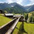 hölzerne Wasserzuleitung in Maria Luggau in Kärnten