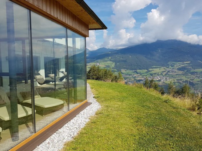 Blick auf den Ruhebereich im Hotel Gnollhof