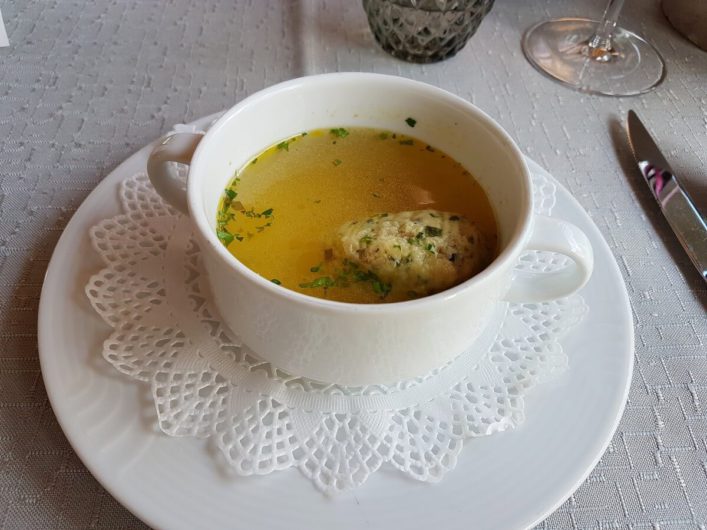 Suppe als Vorspeise im Hotel Gnollhof