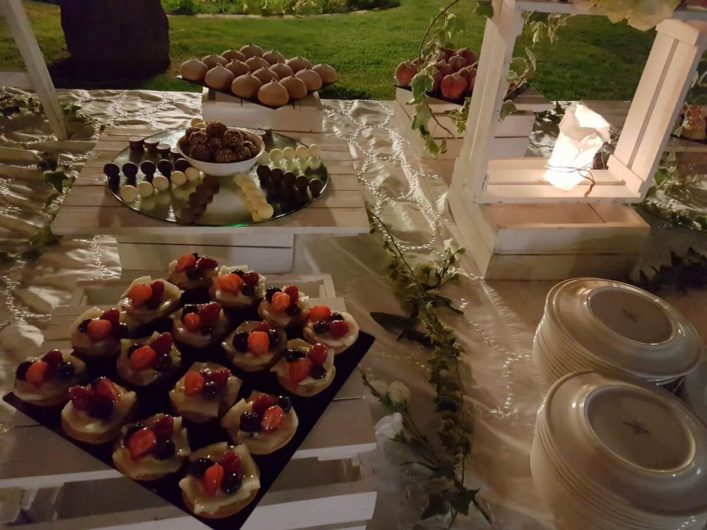 Dessertbuffet an Ferragosto