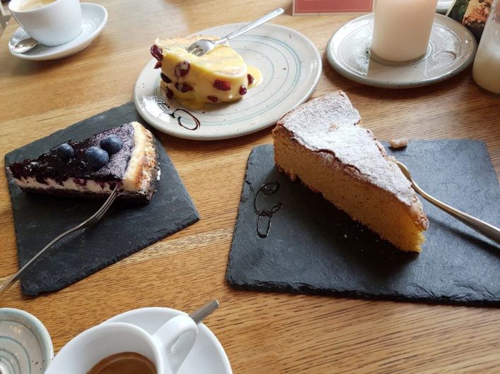 Kuchen in der Konditorei Goldhelm