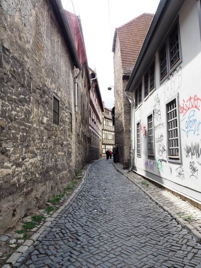 Waagegasse in Erfurt