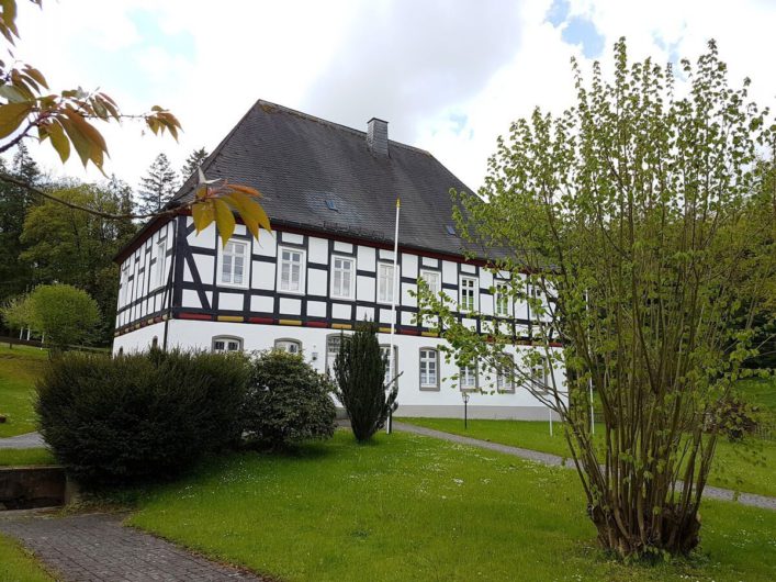 Fachwerkhaus des Pastorats in Wormbach