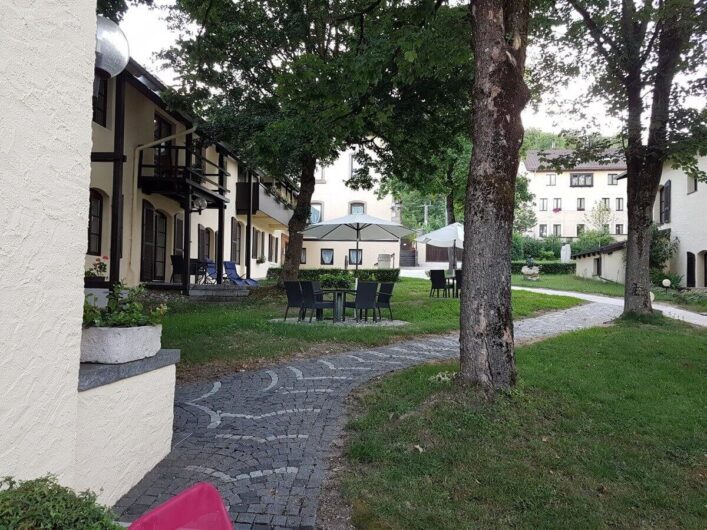 Innenhof im Hotel Stadthof in Treuchtlingen