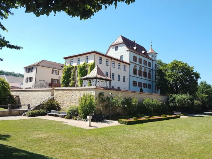 Blick auf das Stadtschloss von Treuchtlingen