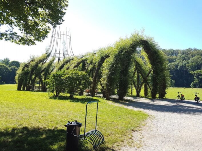 Weidenkirche in Pappenheim im Altmühltal