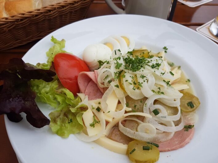 Wurstsalat im Hotel Zur Post in Herrieden