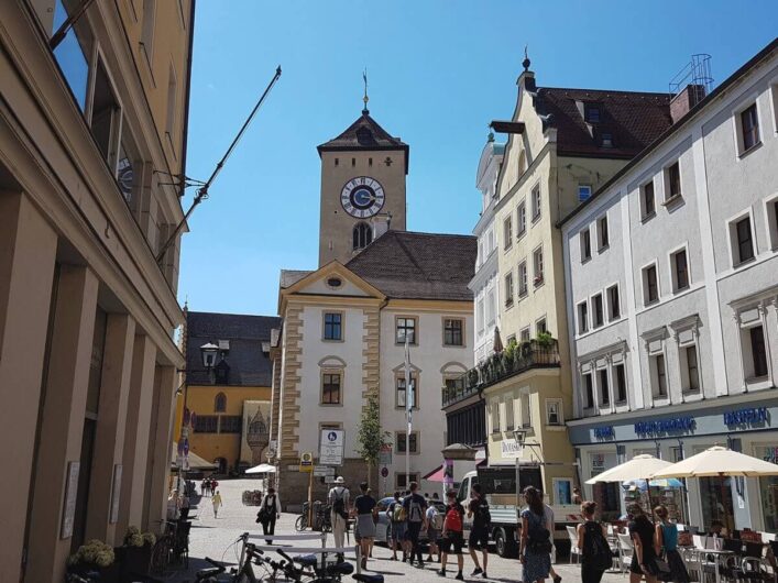 Gassen im Zentrum von Regensburg