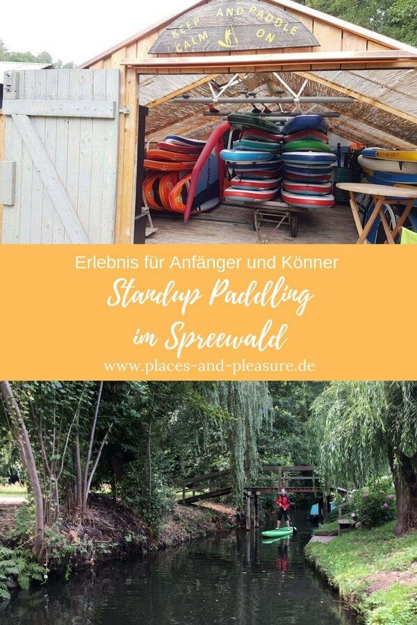 Werbung|Bloggereinladung // Gemütlich dahingleiten auf idyllischen Fließen. Das Biosphärenreservat aus anderer Perspektive entdecken. 2-Stunden-Tour für Standup Paddling im Spreewald. #StandupPaddling #SUP #Spreewald #Aktivreise #Outdoor