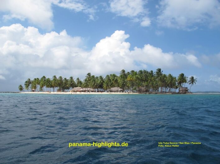 Blick auf San Blas in Panama