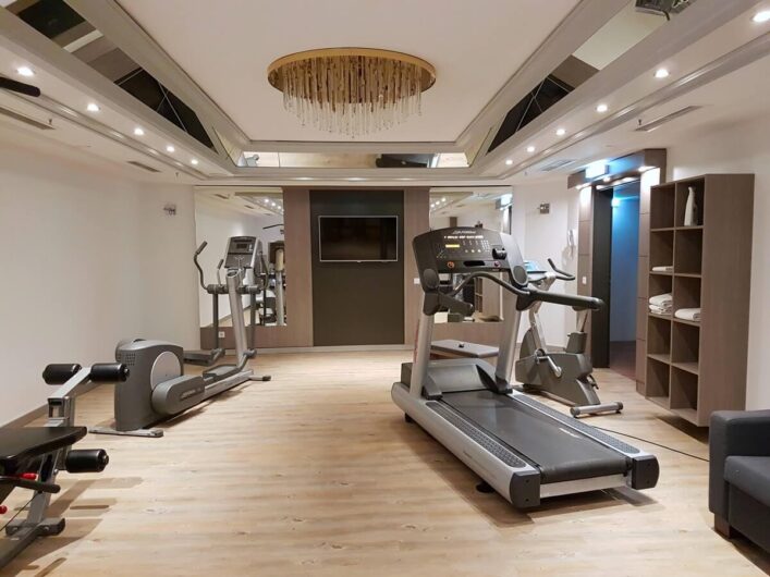 Fitnessraum im Maritim Hotel München