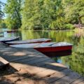 Ruderboote am Neuen See im Tiergarten Berlin