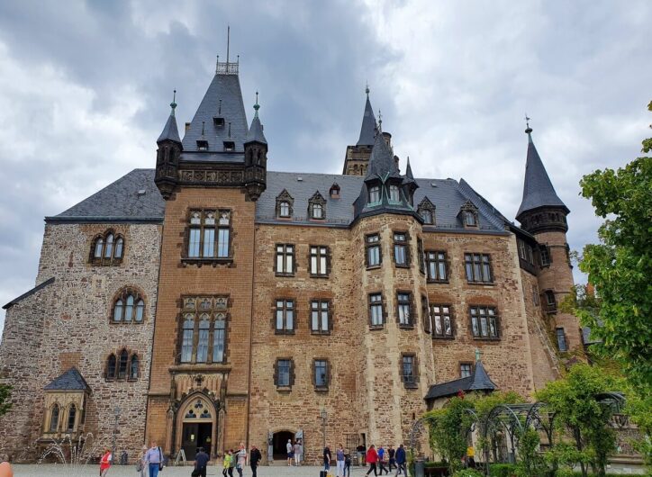 Blick auf Schloss Wernigerode