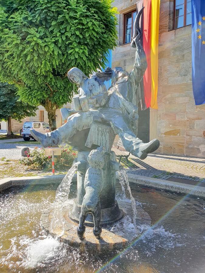 Wallenstein Brunnen in Altdorf