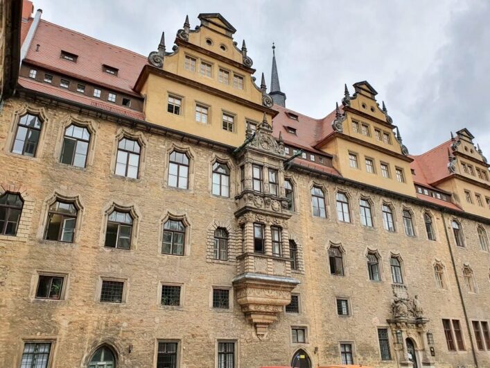 im Innenhof von Schloss Merseburg